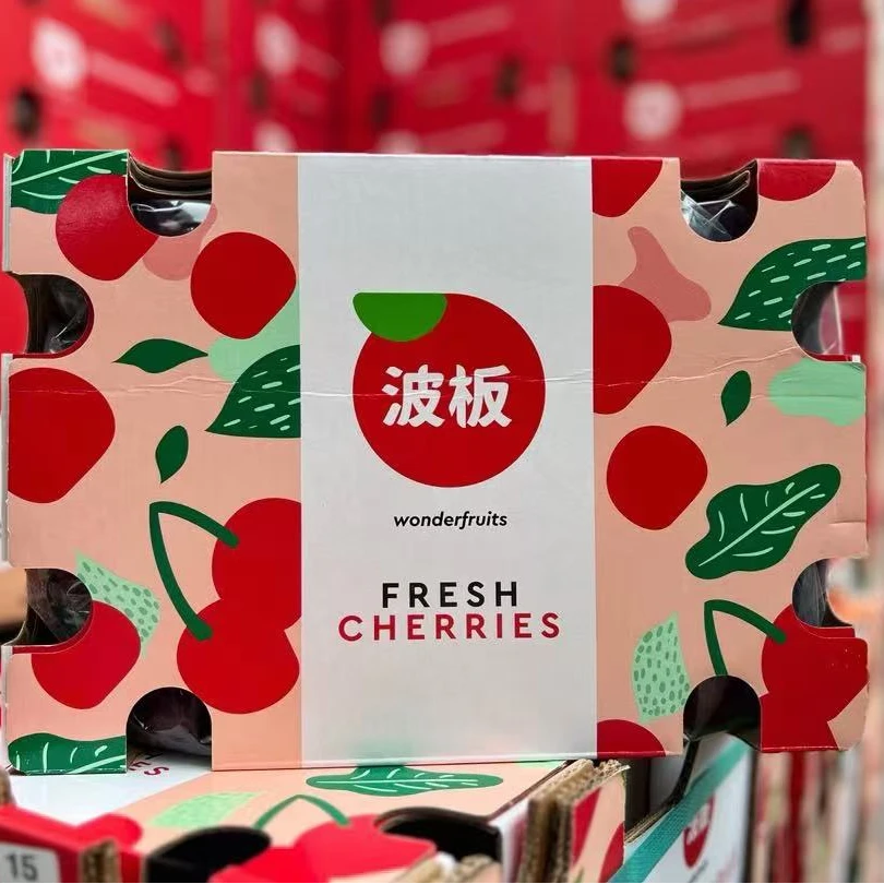 波板海运智利车厘子拉宾斯 2JDD 5斤 10斤净果  内附果径卡