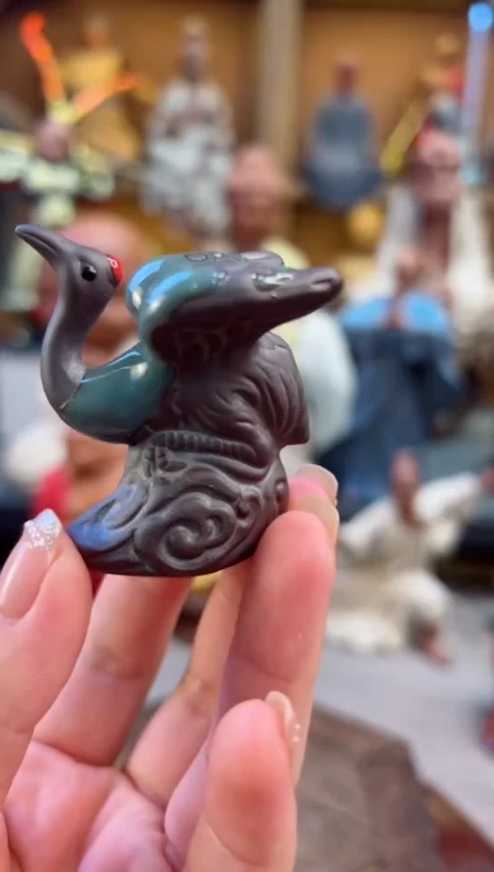 紫砂茶宠器闵茶宠摆件