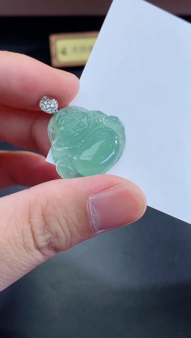 颈饰未镶嵌翡翠天然缅甸A货翡翠