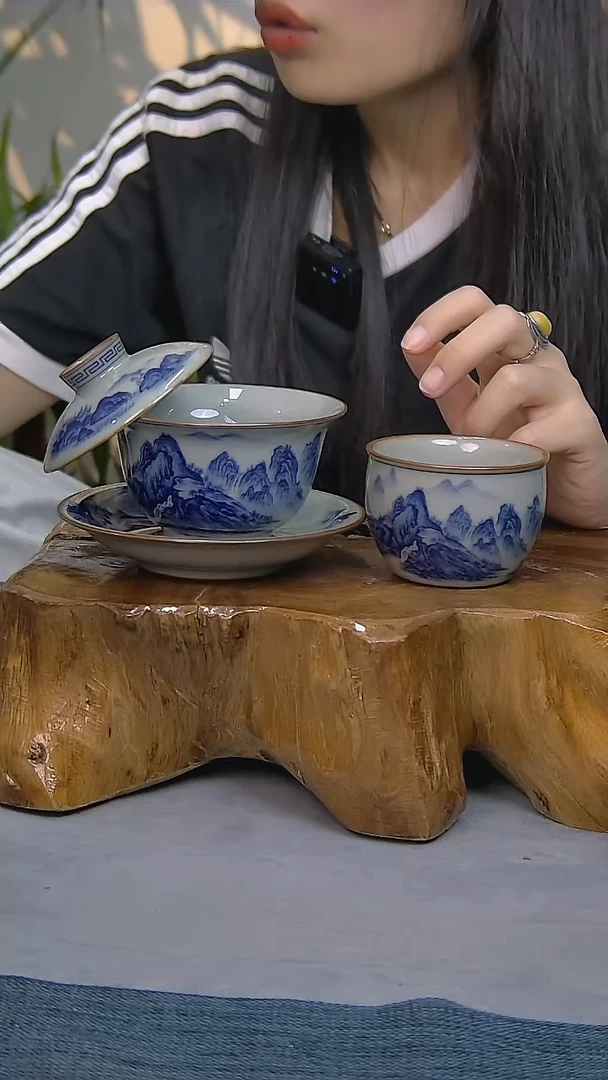 2件套陶瓷茶具家用简装系列