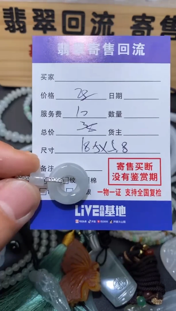 【闪购商品】翡翠颈饰银S925镶嵌30002254