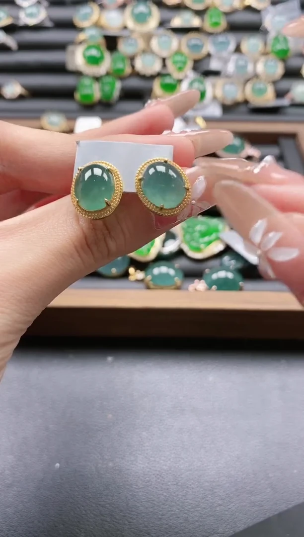 【闪购商品】翡翠戒指银S925镶嵌51511