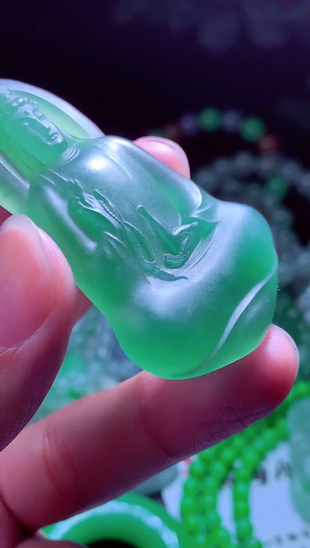 未镶嵌定制翡翠董*#翡翠毛货定制