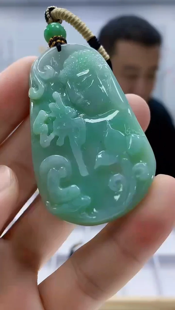 定制翡翠未镶嵌4898bb-毛货挂件24