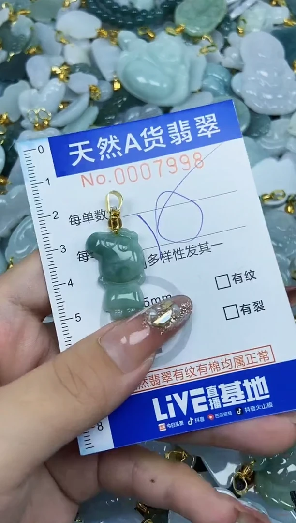 翡翠未镶嵌颈饰天然A货翡翠