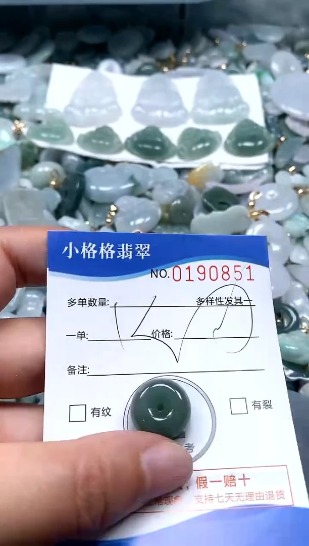 【闪购商品】翡翠颈饰未镶嵌闪购商品0190851