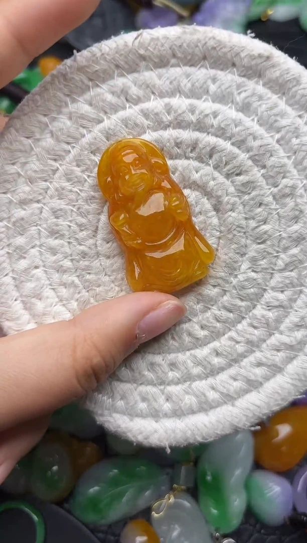 颈饰未镶嵌翡翠缅甸翡翠吊坠