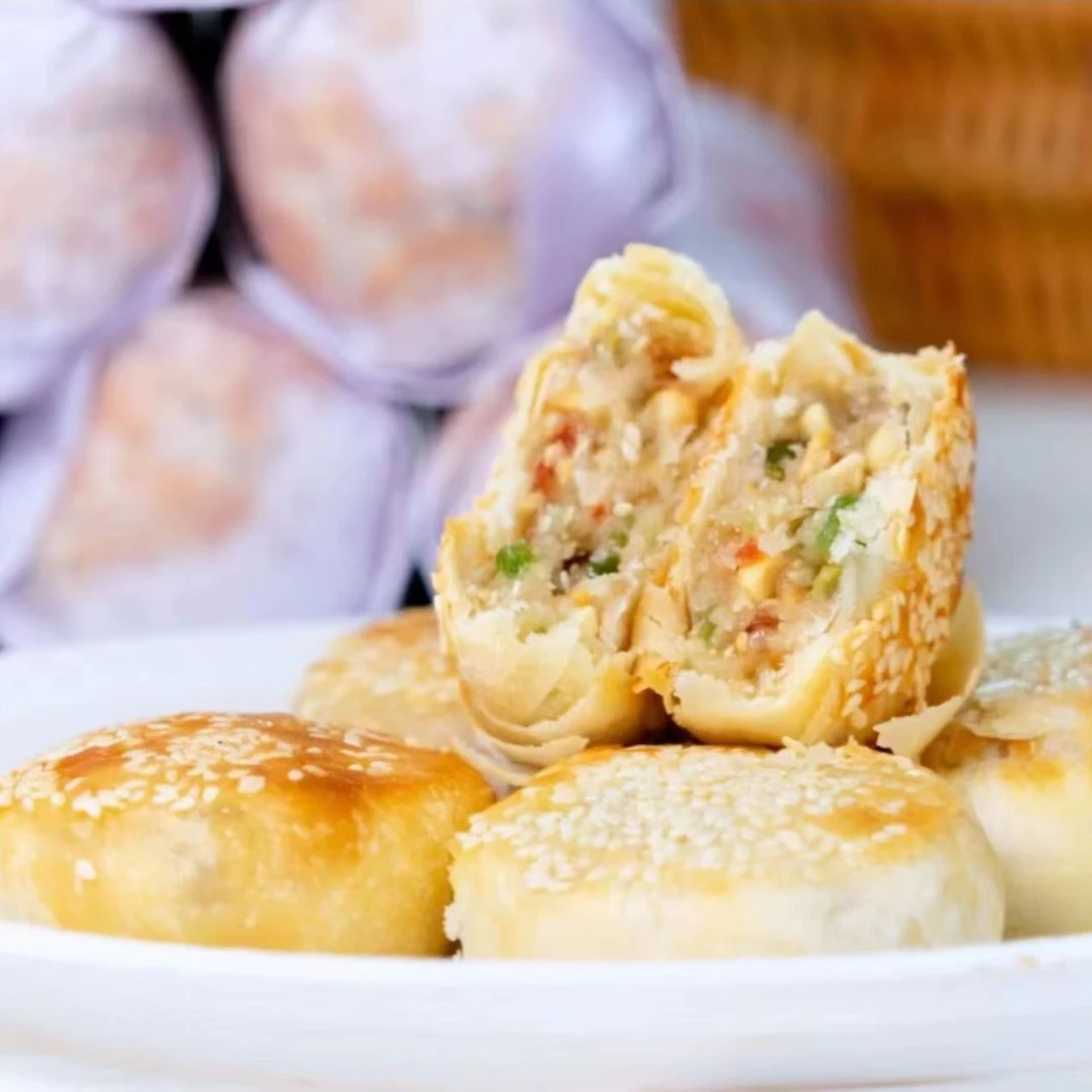 壹叁黔味贵州纯手工老式五仁月饼经典口味酥松清香醇厚工艺