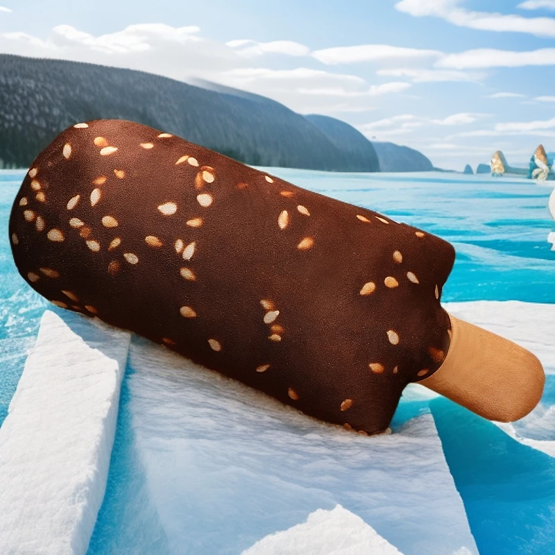 仿真雪糕毛绒玩具学生宿舍办公室午睡枕儿童玩具车载装饰网红同款