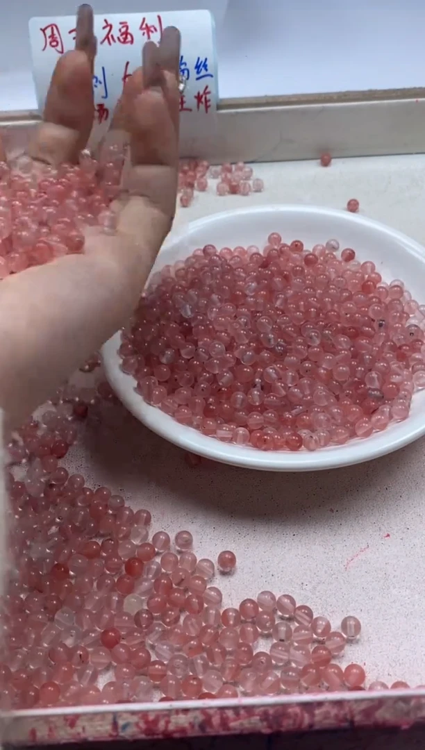 【闪购商品】水晶颈饰未镶嵌w605西瓜晶4mm*200颗