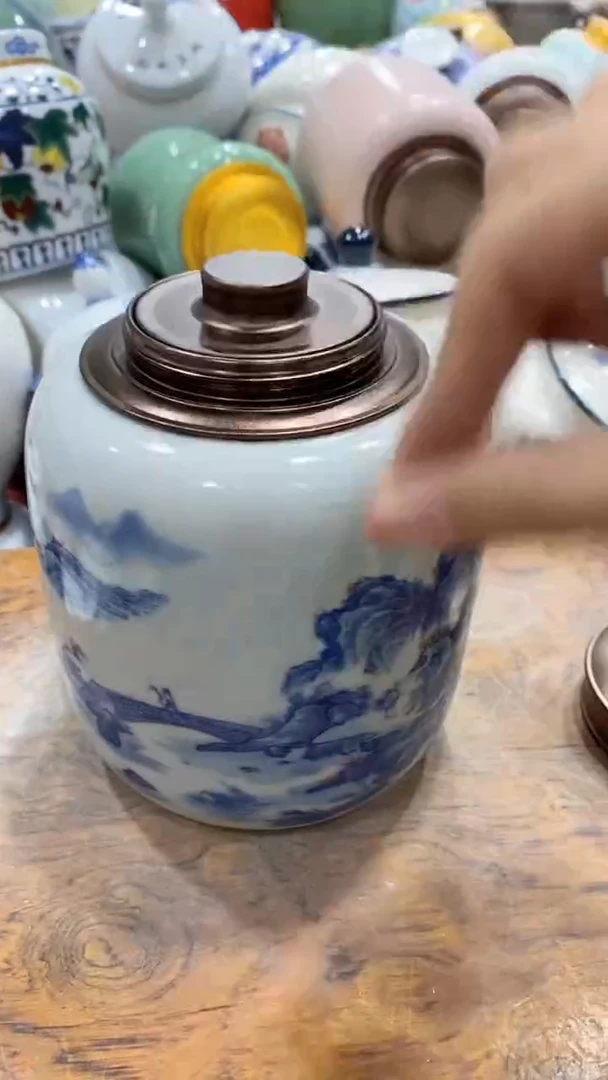 摆件茶叶罐密封罐储存罐