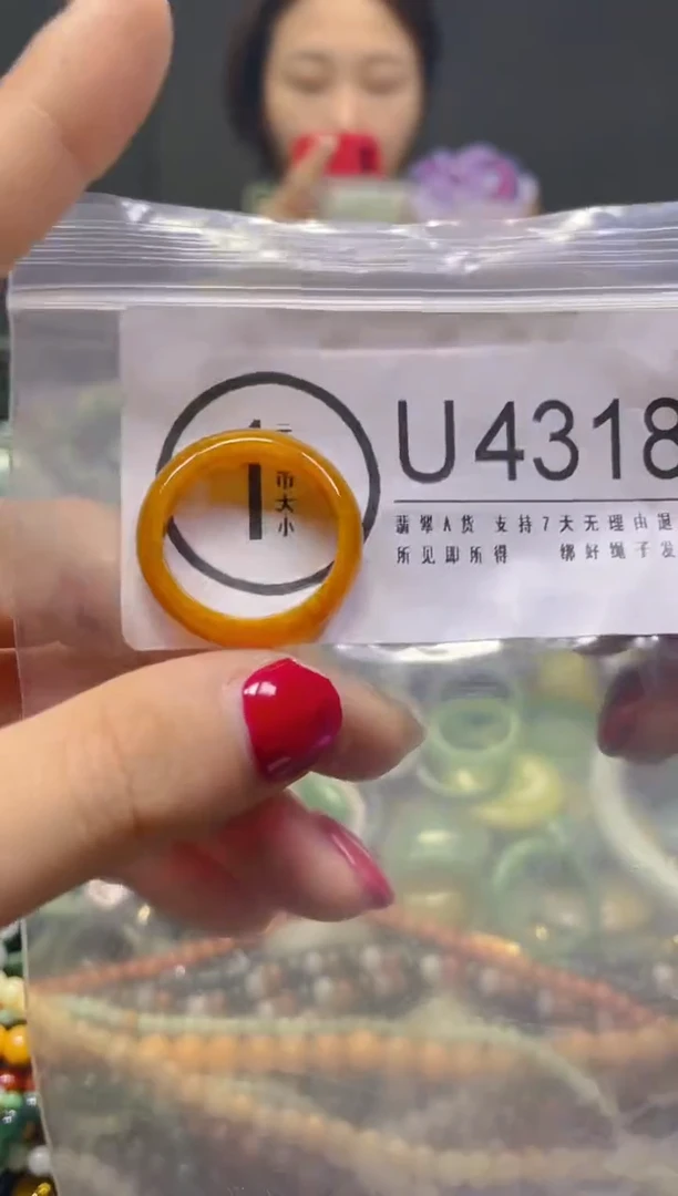 颈饰未镶嵌翡翠19.8MM/U/翡翠A货，一件也是批发价