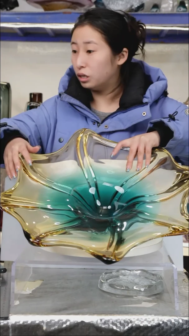 【闪购商品】琉璃【幻彩】宽47精品琉璃正常手工痕迹