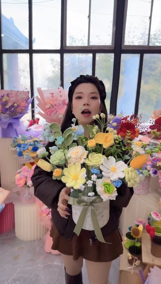 非遗手工定制花束，孤品清仓