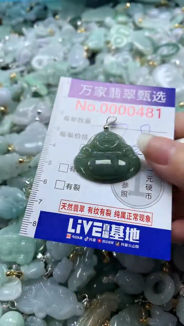 吊坠(不含链)未镶嵌翡翠0481