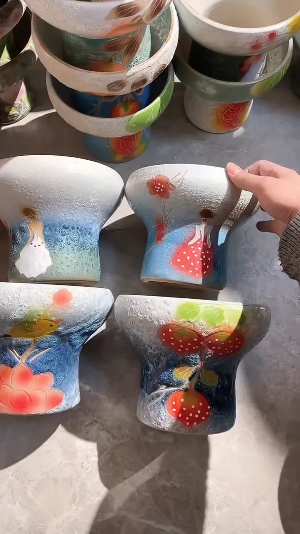 【闪购商品】摆件4-349口17高14  四个