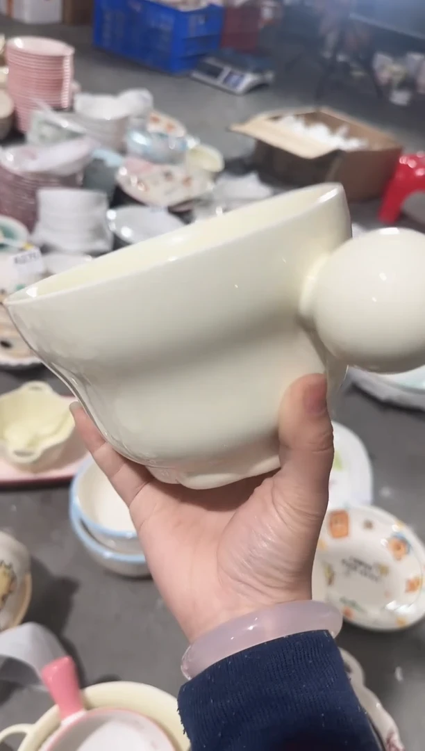 【6寸★1个】黑点针眼属正常陶瓷都有介意慎拍微瑕破损包赔