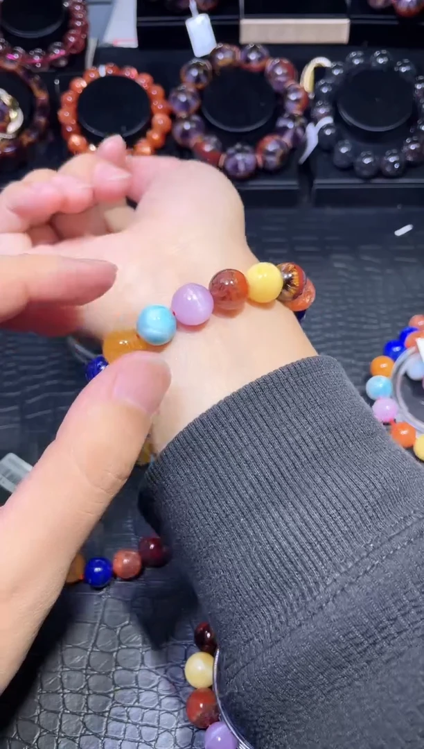 【闪购商品】水晶手链未镶嵌多宝单圈A12（多样性发其一）