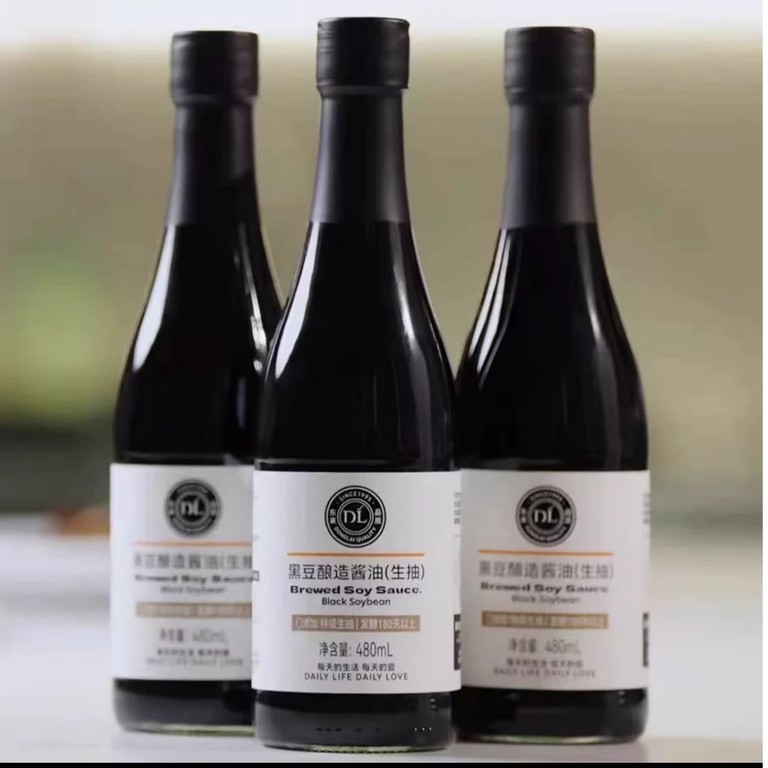 胖东来代购特级黑豆酿造酱油生抽配料干净许昌发货