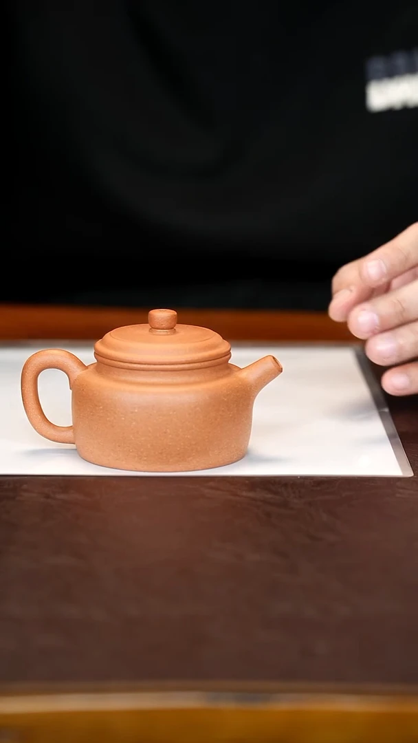 茶壶紫砂紫砂壶紫砂壶 青降坡180cc