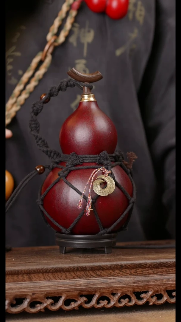 112号精品天然大漆酒葫芦一物一拍~