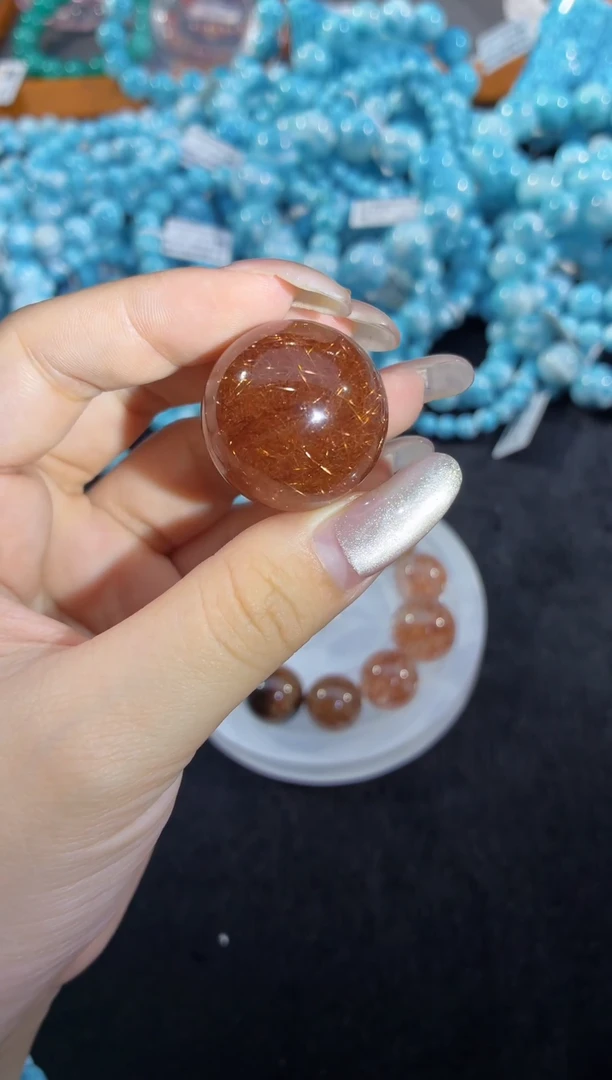 未镶嵌手链发晶铜发晶单珠