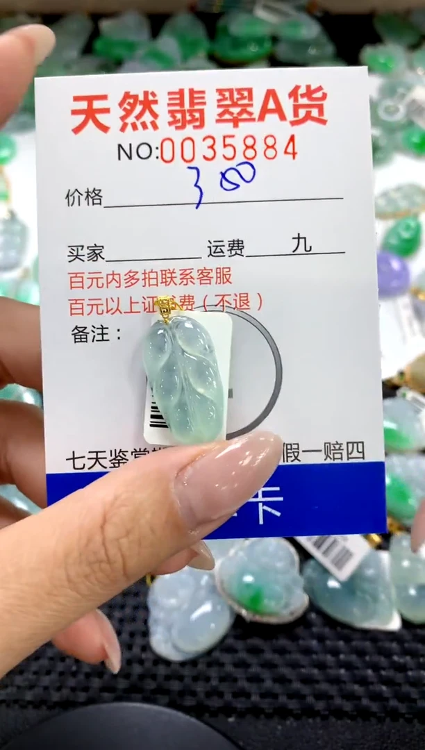 翡翠18K金镶嵌颈饰1111111111111111