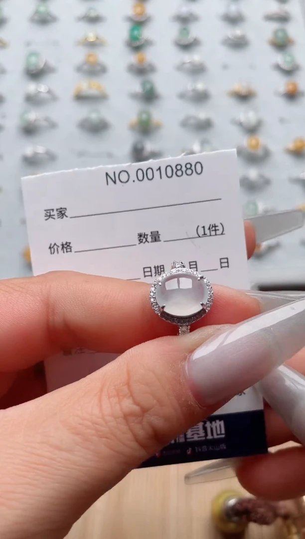 【闪购商品】翡翠戒指银S925镶嵌、、