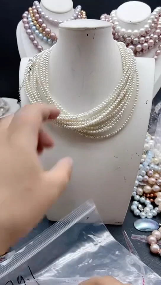 淡水珍珠未镶嵌颈饰1