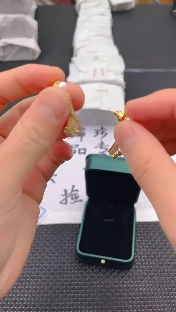 未镶嵌淡水珍珠耳饰ed1246