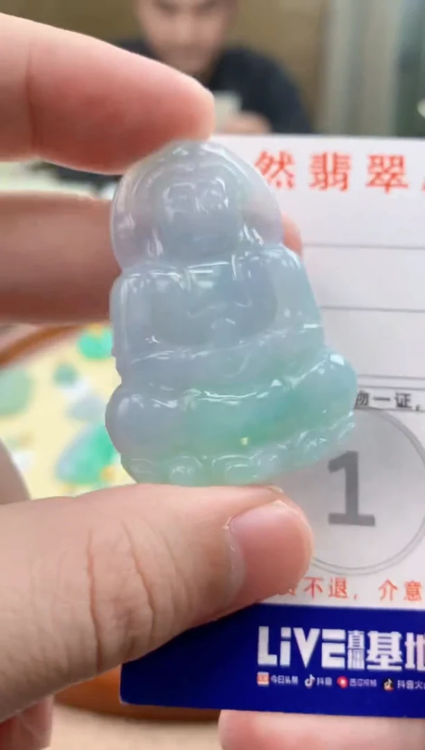 颈饰未镶嵌翡翠天然A货翡翠挂件