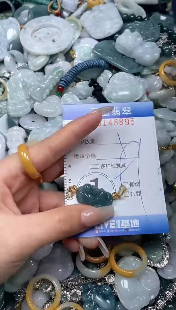 【闪购商品】翡翠颈饰未镶嵌闪购0148895多样性发其一