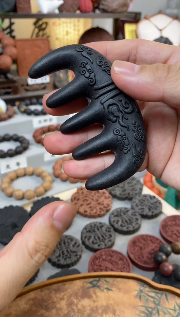 泥塑何首乌4发合香梳