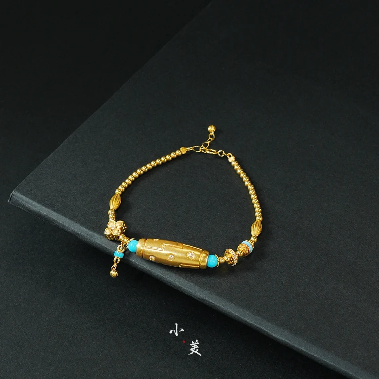 灵眸 · 18K金美松天天金珠手链（多样性发货）G90602