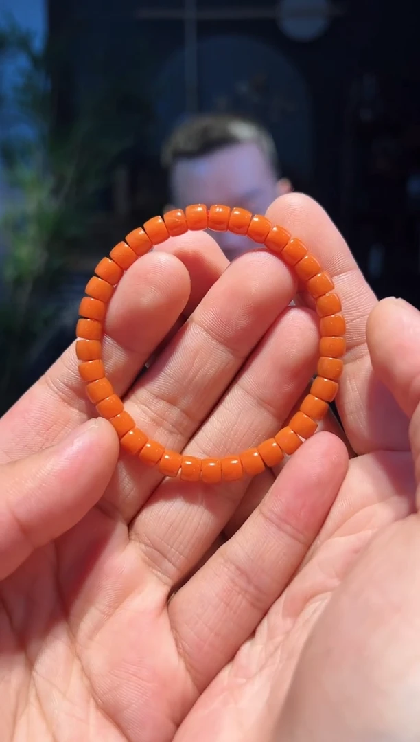 【闪购商品】南红玛瑙手串未镶嵌6+(柿1000)