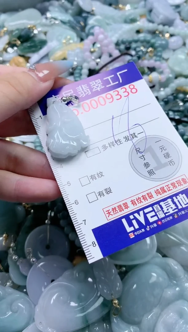 翡翠未镶嵌吊坠(不含链)9338