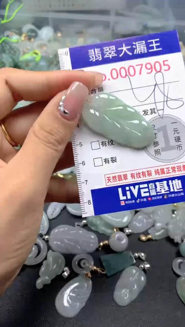 颈饰未镶嵌翡翠7905