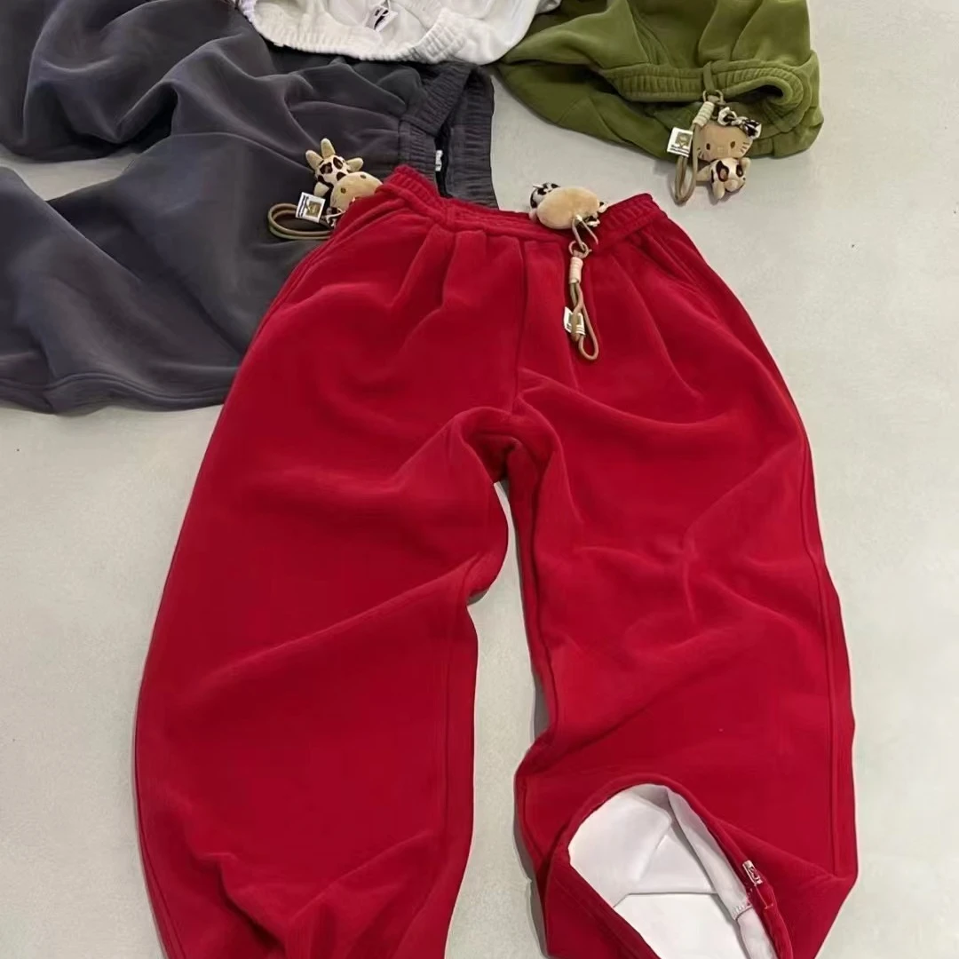 【DCP•Flagship store】7238 2024新款时尚设计师小猫挂件休闲卫裤