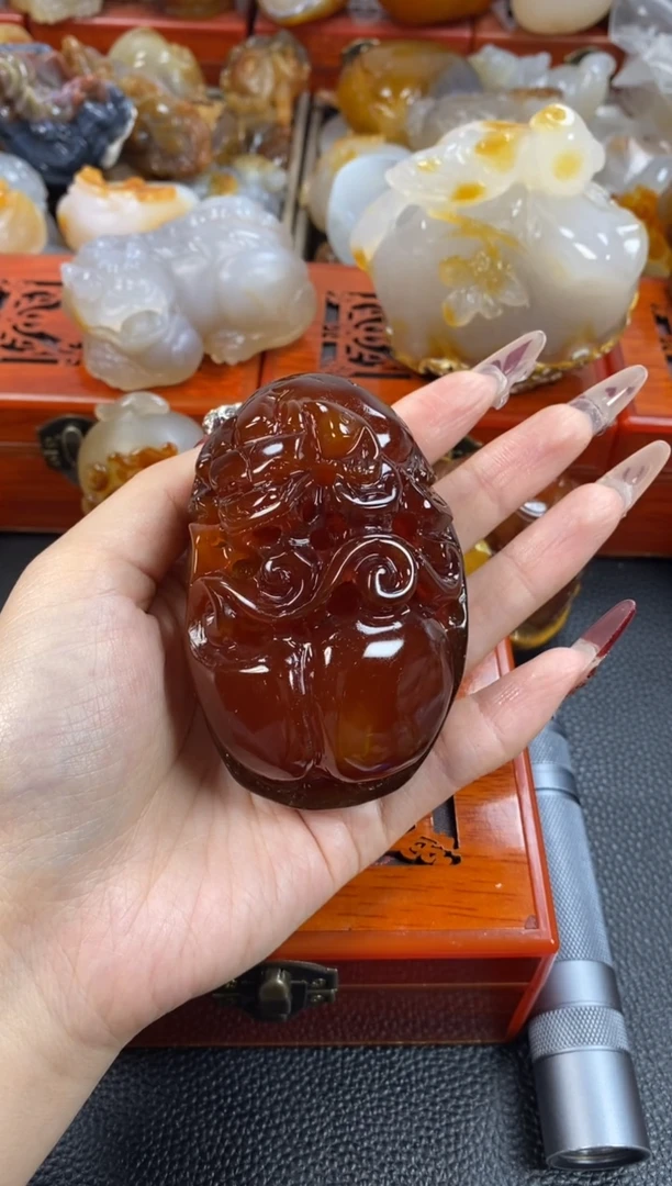 【闪购商品】玛瑙/玉髓手把未镶嵌1