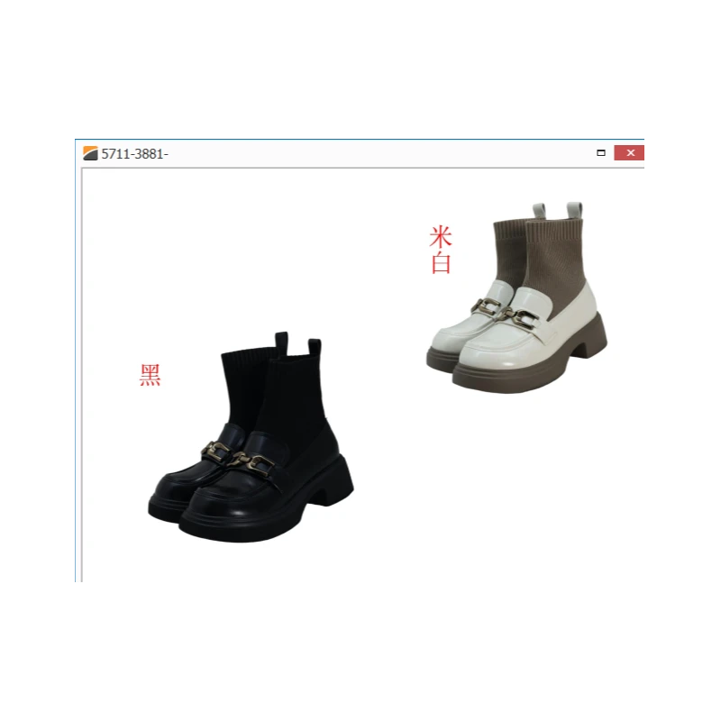 IEF/爱依服2024新款秋季女圆头厚底乐福鞋5711-3881-