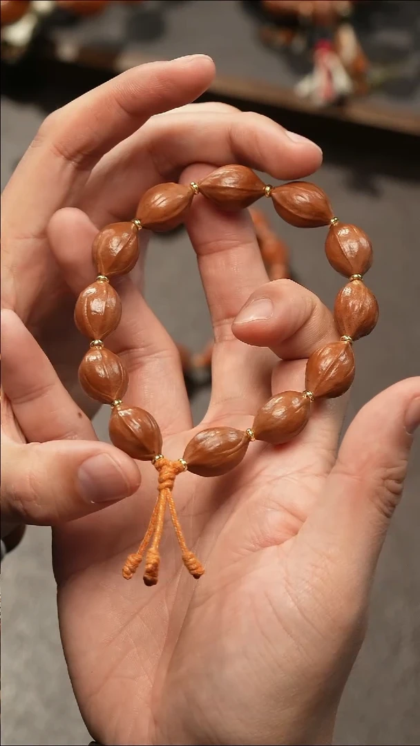 手串/手链橄榄核1420小三花素核