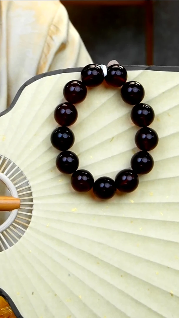 未镶嵌琥珀手链血珀手串(16mm)