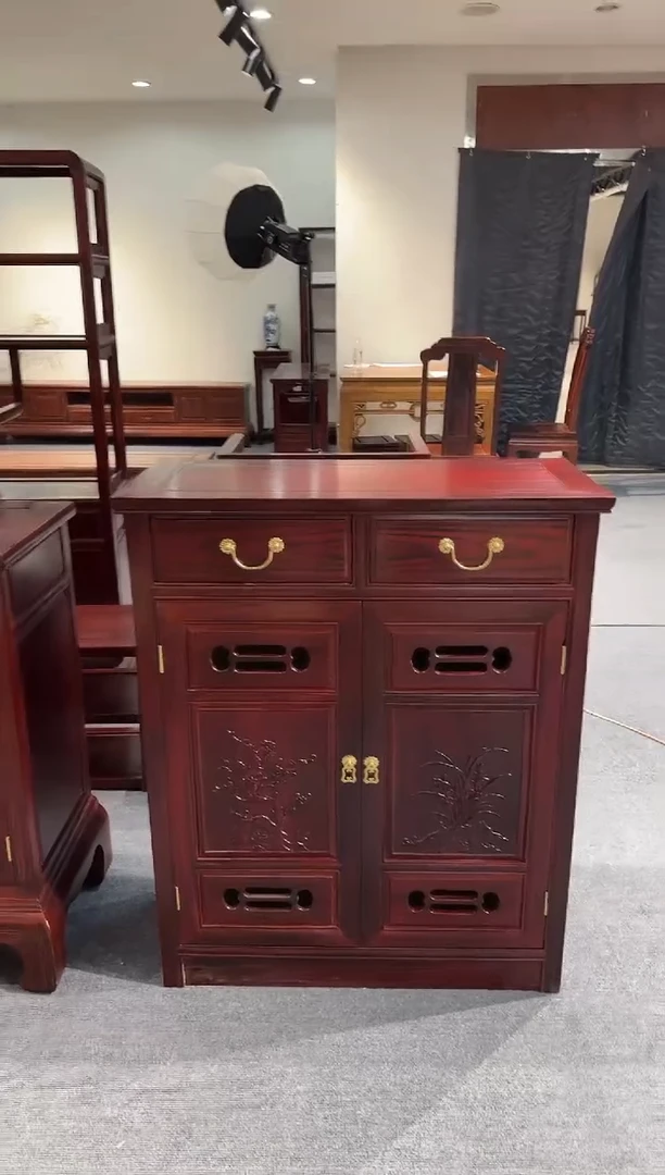 黑酸枝木类家具活****！鞋柜