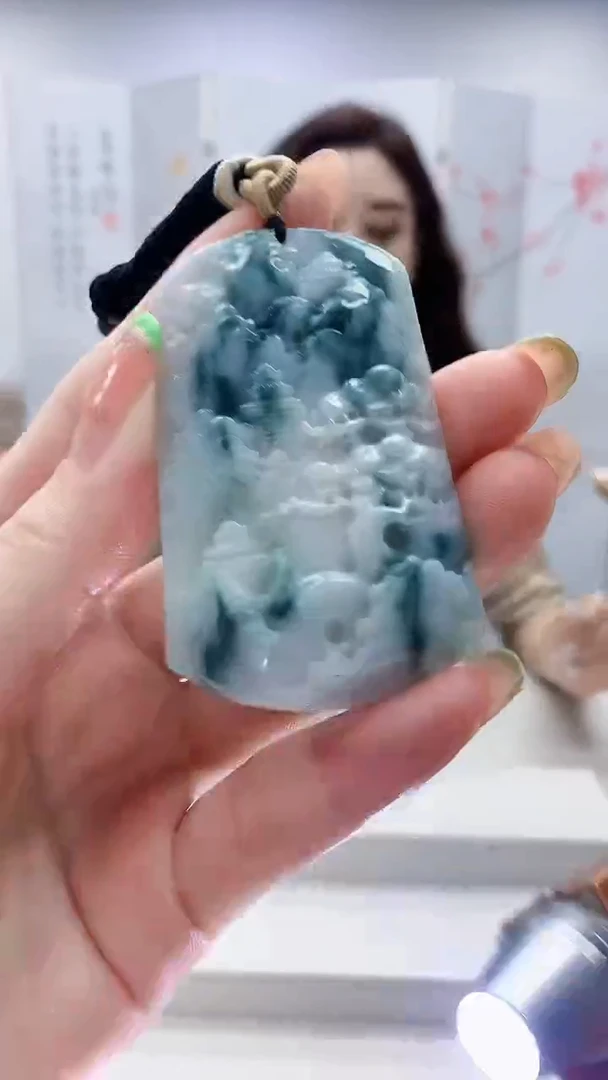 未镶嵌定制翡翠4829ry-毛货挂件81