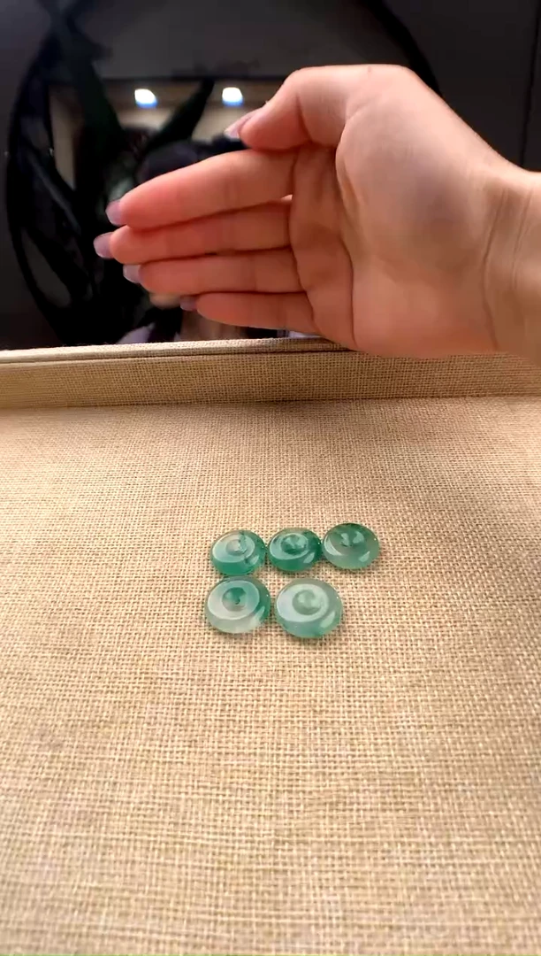 【闪购商品】石英质玉颈饰未镶嵌平安扣.多样性发一件