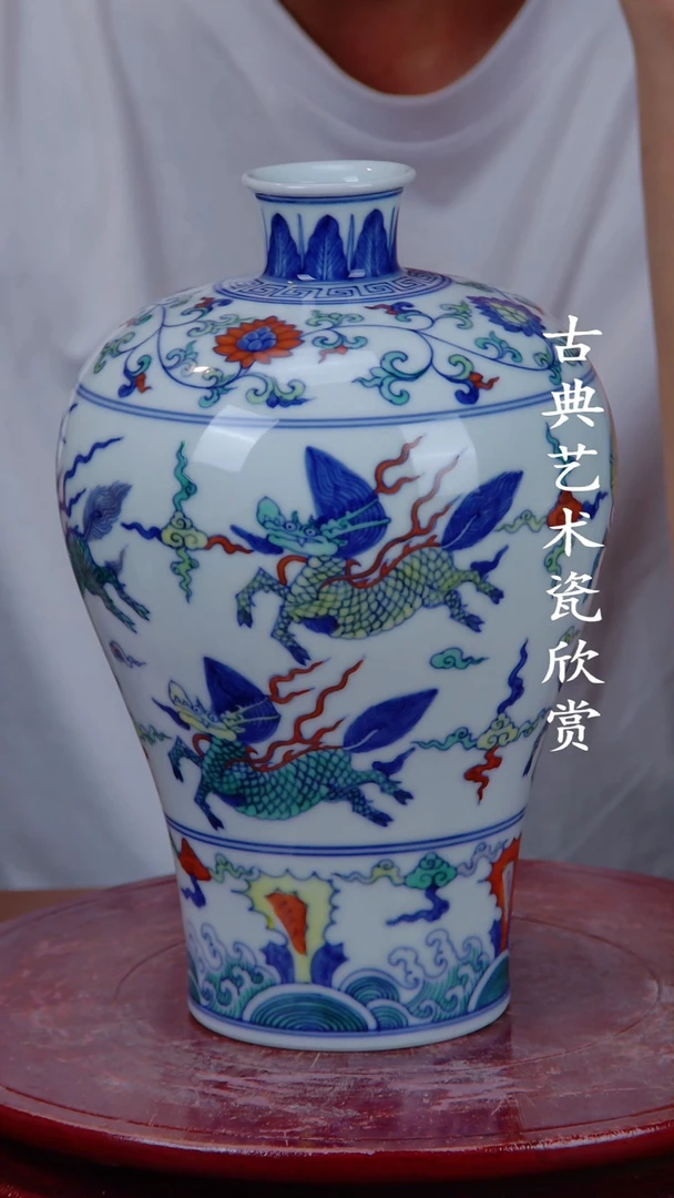 瓶景德镇手工手绘陶瓷摆件30