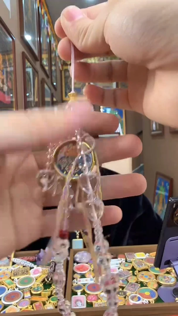 吊坠扎老师-热贡纯手绘唐卡