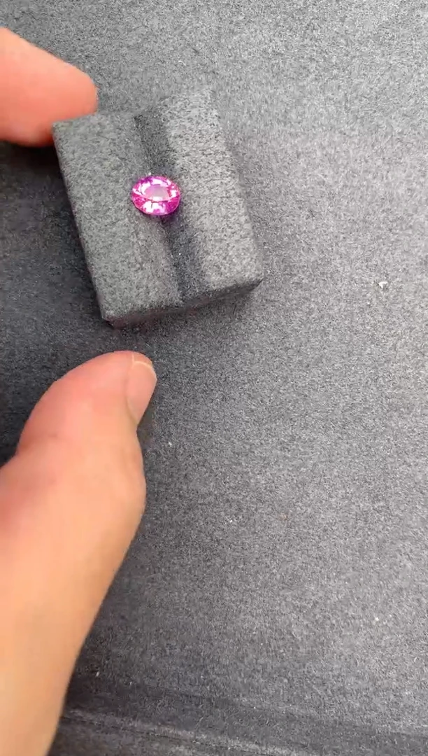 【闪购商品】彩色蓝宝石裸石未镶嵌1ct粉蓝宝
