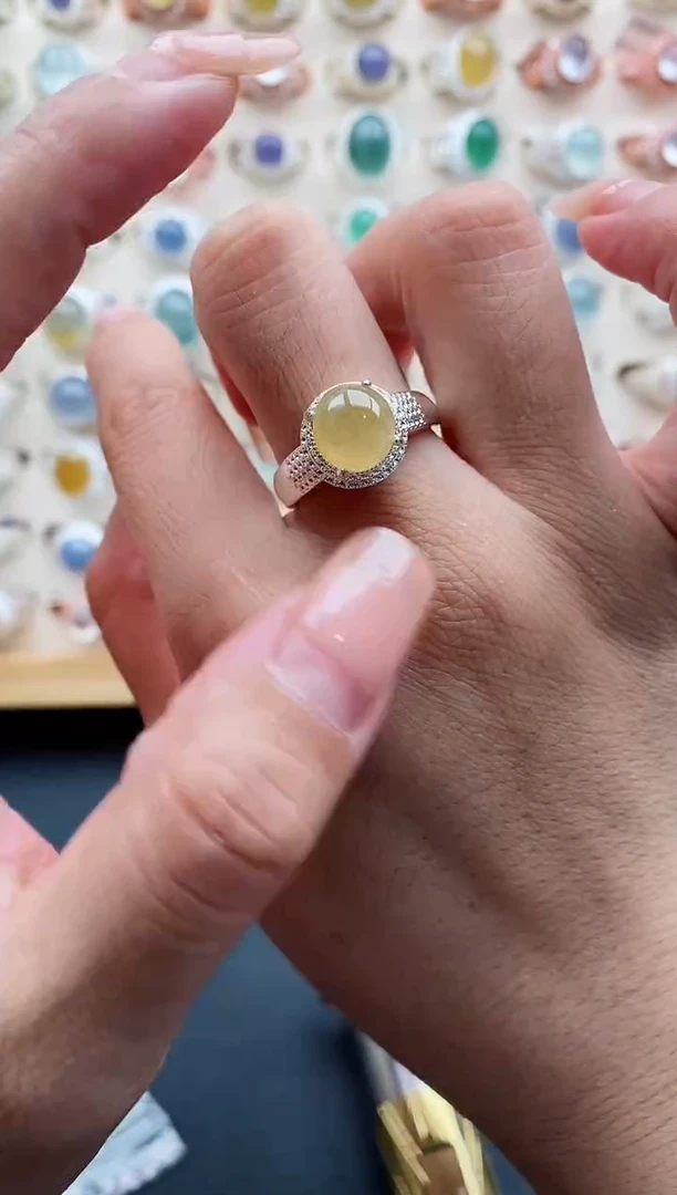 未镶嵌戒指翡翠天然缅甸翡翠A货333-7