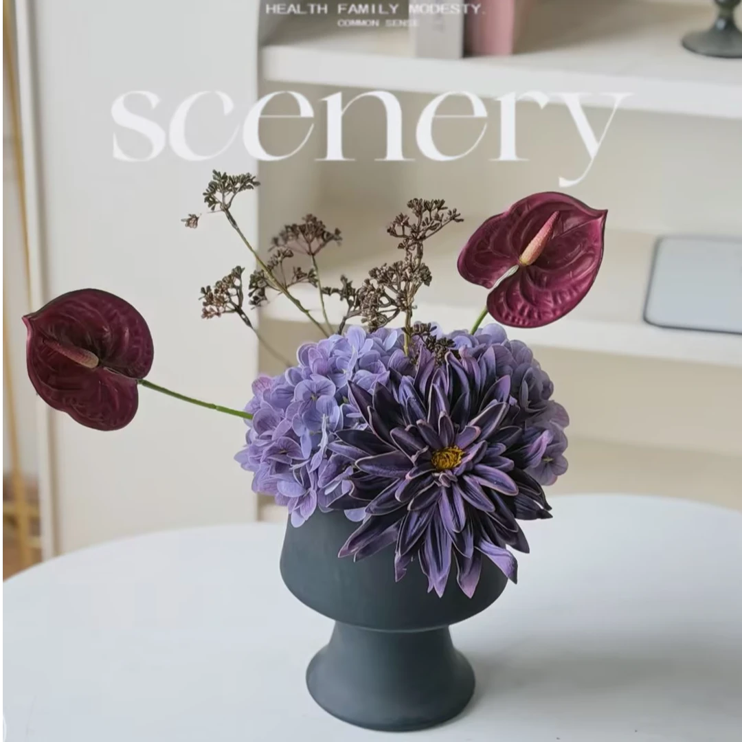 枕风·仿真花假花餐桌花轻奢高档高级感家居摆设电视柜茶几玄关